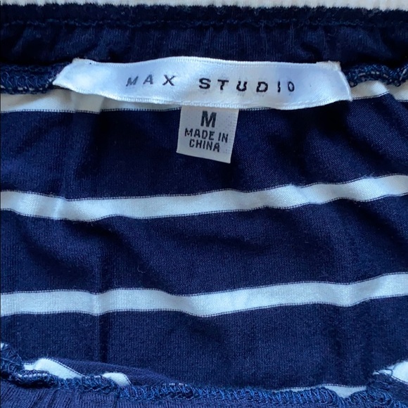 Max Studio Striped Maxi Skirt With Pockets - Picture 7 of 11